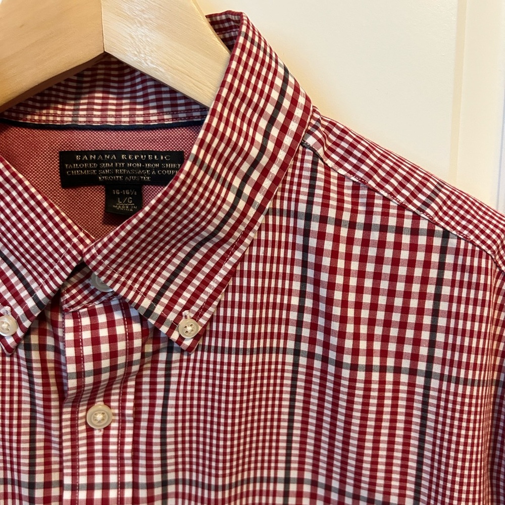 Banana Republic Non-Iron Dress Shirt - Sz US L